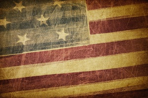 Vintage american flag 300