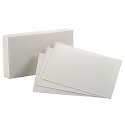 white-index-cards