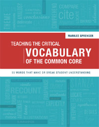 teaching critical vocab anderson