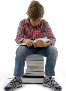 boy on books 220