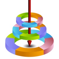 An image of a chart showing multiple workflow processes.