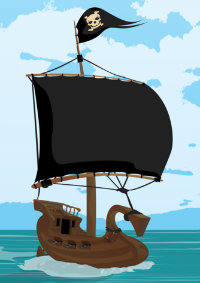pirate ship black 220 reverse
