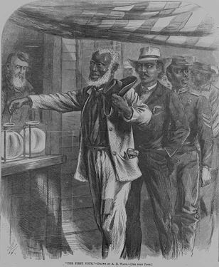 "The First Vote" - Library of Congress