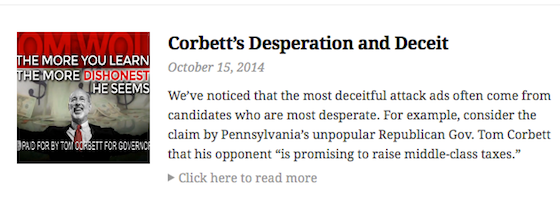 Corbett ad Annenberg