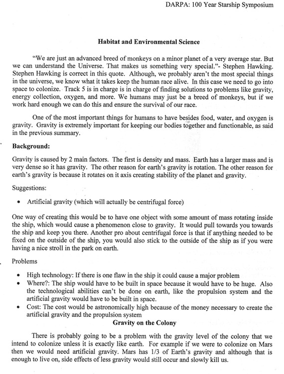 personal response paragraph example