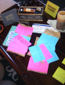 mary post its on desk 230