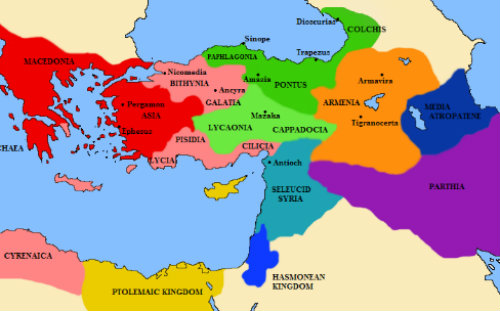 The Hasmonean dynasty ruled Judea & surrounding regions c. 140 - 63 BC. 