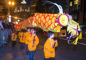San Francisco children celebrate Chinese New Year