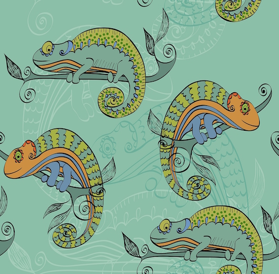 cartoon Chameleons