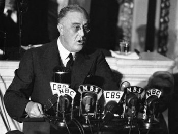 FDR delivers 4 Freedoms address to Congress, 1941