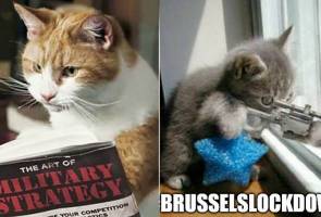 _BrusselsLockdown astro awani