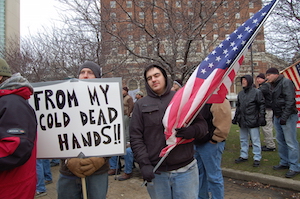 Second Amendment Gun Appreciation Rally in Buffalo,NY USA, January 19, 2013