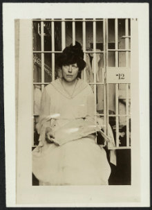 Lucy Burns during one of her incarcerations