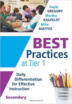 best practices tier 1 secondary domeier