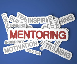 lr mentoring on pile of words