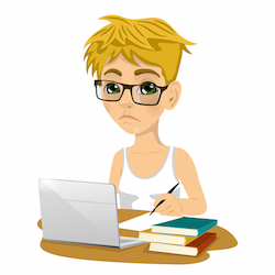 boydoinghomework | MiddleWeb boy doing homework