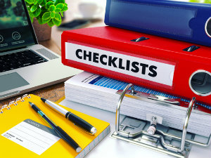 checklist binders