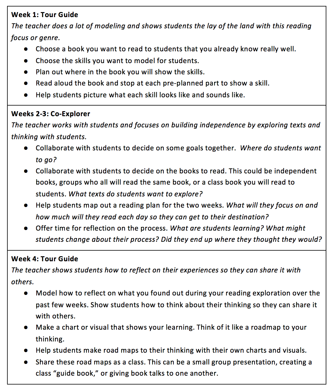 script tour guiding example