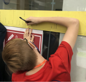 Kelly oct 23 20 student signing horizontal timeline re birthday | MiddleWeb