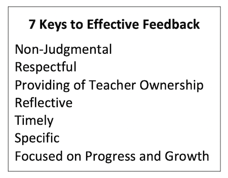 Offering Constructive Feedback To Teachers